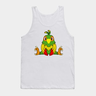 Parrot at Ballet with Balancing act Tank Top